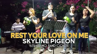 REST YOUR LOVE ON ME - ( Bee Gees ) Cover Jimboy Domingo With Marvin Agne | 6th String Band