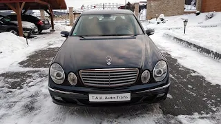 T.A.K. Auto-Trans Mercedes E240 V6 Elegance 2004r.