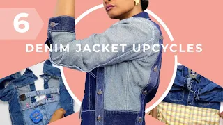 6 Next Level DIY Denim Jean Jacket Upcycles!