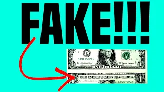 DON'T GET FOOLED BY FAKE ERROR PAPER MONEY BILLS!