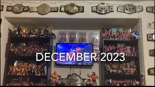 Wrestling Figure & title belt Collection tour update (East Wall) 2024! WrestleToyz