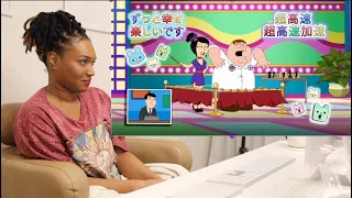 family guy funny moments - peter goes on a japanese game show