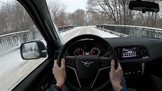 2022 UAZ Patriot - POV TEST DRIVE / Вождение от первого лица.