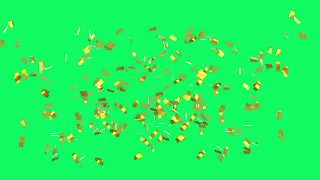 4K Gold Confetti Green Screen [FREE DOWNLOAD/NO COPYRIGHT]