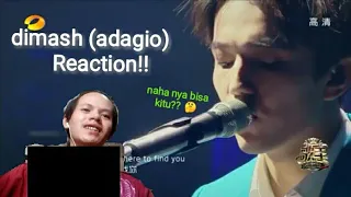 Dimash kudaibergen 迪玛希《Adagio》深情控场-《歌手2017》第6期 单曲The Singer【我是歌手官方频道】 Indonesian_sunda Reaction