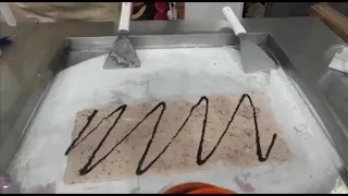 Pakistan Street Food - How they make their super Tasty Ice Cream- Called Tawa Ice Cream