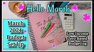 MARCH 2024 BUDGET SET UP | Are You Ready For March? | Budgeting $3850 🤑| #budgetingforbeginners