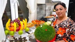 Lady Cooking 11 Dishes 1 Day: Decorated Festive Novruz Table