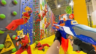 Nerf War | Amusement Park Battle 54 (Nerf First Person Shooter)