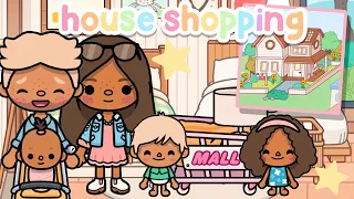 Shopping For The New House! 🏡📦 *SPENT TOO MUCH!* || voiced 🔊 || Toca Life World 🌎