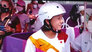 Momiji Nishiya, 13, Wins First-Ever Olympic Gold in Women's Skateboarding | Tokyo Olympics 2020