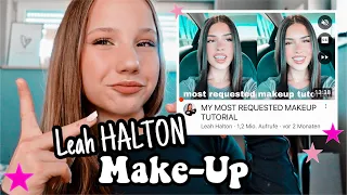 ICH TESTE das LEAH HALTON MAKE-UP TUTORIAL 💋💄HEY ISI