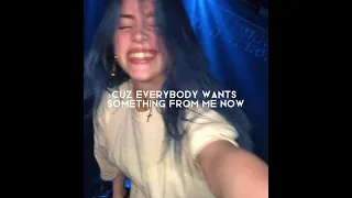 Everything I wanted // Billie Eilish // sped up audio