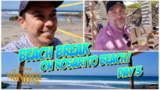 Beach Break! Day 3 Disney Wonder Cruise | Tacos & Margaritas on Rosarito Beach | Animator's Palate