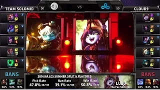 Cloud 9 vs TSM Game 2 | Finals NA LCS Summer 2014 Playoffs | C9 vs TSM G2 PAX S4 Worlds Regionals