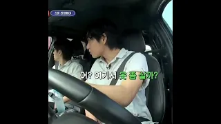 Taehyung driving with one hand , he's looking so Hot 🔥 Kim Taehyung X Jinny’s Kitchen Ep5