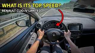 Testing out its TOP SPEED! Renault Clio IV Limited POV Drive