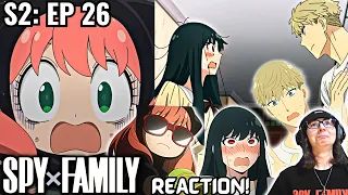 SPY x FAMILY S2 : EP 26 / EP 1 "FOLLOW MAMA AND PAPA" ARMYMOO Reacts For The First Time!