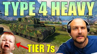 Powerful Against Lower Tiers: Type 4 Heavy! | World of Tanks