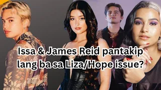 James Reid Tinakpan ang issue  ni Liza Soberano / Issa Pressman sumakay sa issue