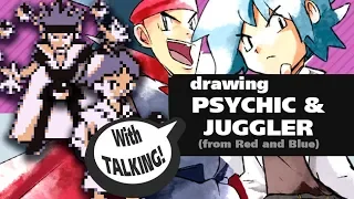 Drawing Psychic and Juggler in Sugimori Style