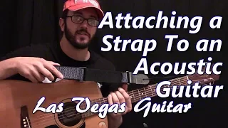 Attaching and Adjusting the Strap to an Acoustic Guitar