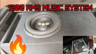 loudest Eon in gurugram | 1200 RMS CROWN AUDIO SUBWOOFER | MOTA KHARCHA