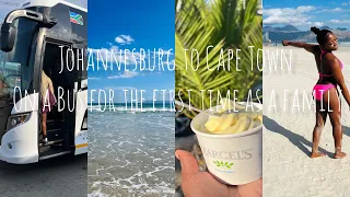 Come With us From Johannesburg to Cape Town on a Bus for the first time 😱✨🌊