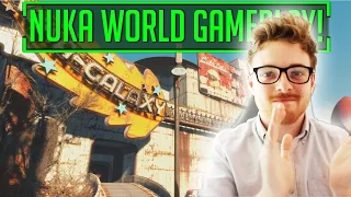 Fallout 4 - Official NUKA WORLD Gameplay Trailer! FACECAM REACTION!
