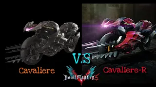 Devil May Cry 5 Cavaliere vs Cavaliere-R (DLC) - Differences! #DMC5