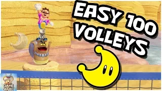 How to Easily Get the 100-Hit Volleyball Power Moon [Super Mario Odyssey]