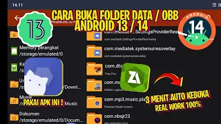 CARA BUKA FOLDER DATA DI ANDROID 13/14 - CARA ATASI FOLDER DATA TIDAK BISA DIAKSES