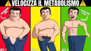 NON RIESCI PIU' A PERDERE GRASSO?🔥VELOCIZZA il METABOLISMO con QUESTI METODI EFFICACI...