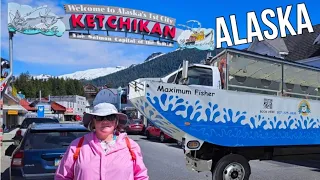 Ketchikan Alaska / Tour on a Duck / Exploring Creek Street / Lunch at Fish House / Holland America