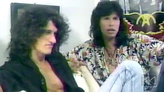 Steven Tyler and Joe Perry (Aerosmith)- Interview 1990 (MTV Video Music Awards Nominee Promo)