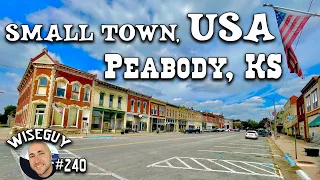 small town, USA ||| Peabody, Kansas ||| population 937