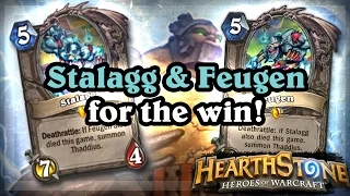 Stalagg & Feugen for the Win! [Hearthstone Ranked Gameplay]