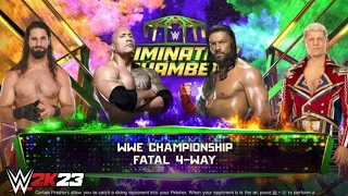 WWE 2K23 - WWE CHAMPIONSHIP FATAL 4- WAY MATCH - PS5