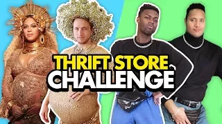 THRIFT STORE CELEBRITY CHALLENGE (Squad Vlogs)