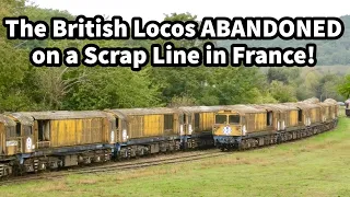 The British Locos ABANDONED on a SCRAP Line in France