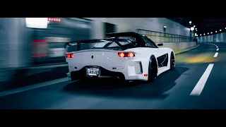 Osaka Night Run - Naoto's Veilside Mazda RX-7 | 4K