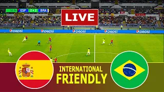 SPAIN vs BRAZIL  - International Friendly 2024 | Full Match All Goals | Live Football Match