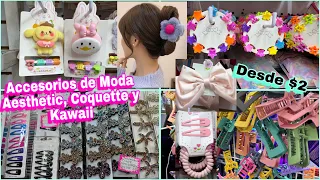 🐻 Accesorios Coquette, Kawaii y de Moda desde $2 😱 Mayoreo y Docenas / Pinzas, Diademas y Más