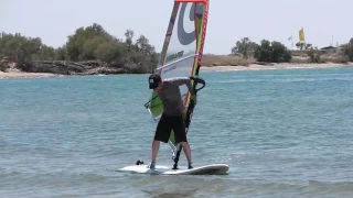 Windsurfing Freestyle - Flowstyle run in light wind