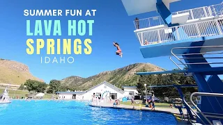 Summer in Lava Hot Springs, Idaho // Waterpark, Inner Tubing & Hot Pools