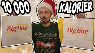 Kjøper og Spiser HELE MENYEN til Big Bite på 24 Timer! - 10 000 kalorier - Julesmaken episode 7