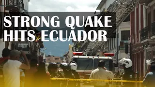 M6.8 earthquake hits Ecuador, affects Peru, kills over a dozen