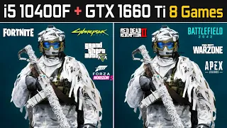 i5 10400F + GTX 1660 Ti : Test in New Games ( Ultra Settings )