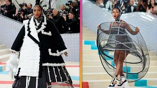 Janelle Monáe Pulls Off Wardrobe Change on Met Gala Steps