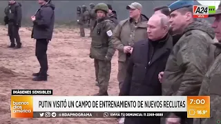 🔴 GUERRA RUSIA-UCRANIA: Putin visitó un campo de entrenamiento 🔴 A24